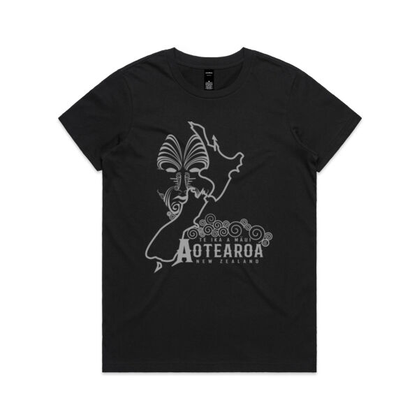 Aotearoa ( Grey)- Womens Mali Tee Thumbnail